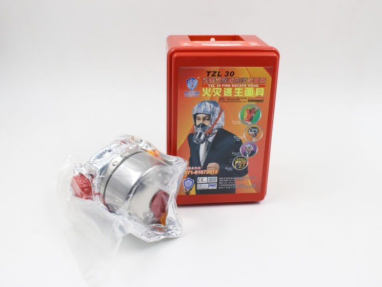 酒店賓館飯店用的沃爾夫(VOFU)品牌應(yīng)急消防手電筒-酒店客房必備防毒面具【消防過(guò)濾式自救呼吸器30分鐘，新國(guó)標(biāo)-消防包過(guò)】