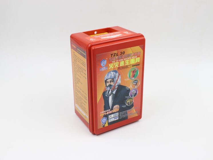酒店客房必備防毒面具【消防過(guò)濾式自救呼吸器30分鐘，新國(guó)標(biāo)-消防包過(guò)】